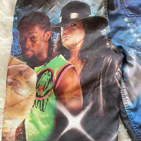 🖤 WWE Swim Trunks Featuring John Cena The Undertaker Boys XL - Picture 7 of 9